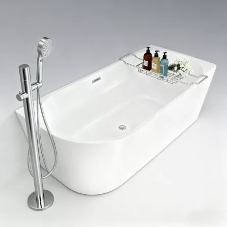 Cada Freestanding AF252 L, dimensiune 170 x 75 x 58 cm, culoare alba