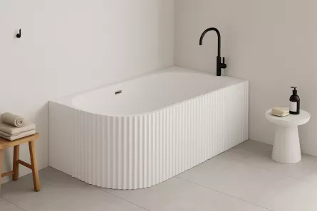 Cada freestanding BALI dreapta DR 9039, 170x80x56 cm, alb