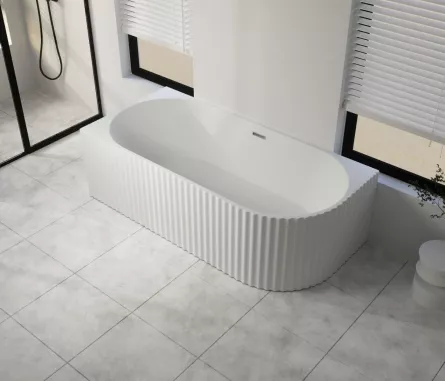 Cada freestanding BALI stanga ST 9038, 170x80x56 cm, alb