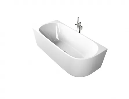 Cada freestanding FARO, 170 x 75 cm, acryl, montaj stanga