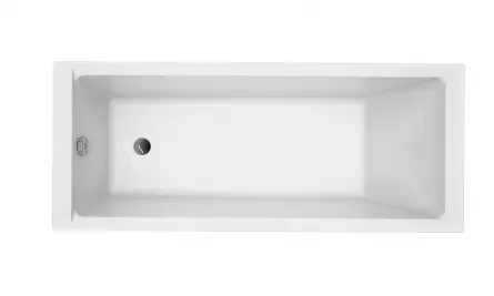 Cada rectangulara BALINEA 170 x 70 cm, acril, alb