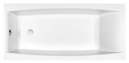 Cada rectangulara VIRGO 160 x 75 cm, acril, alb