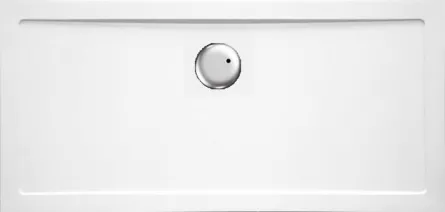 Cadita de dus dreptunghiulara cu montaj SLIM - SC1280S, 120 x 80 cm, alb