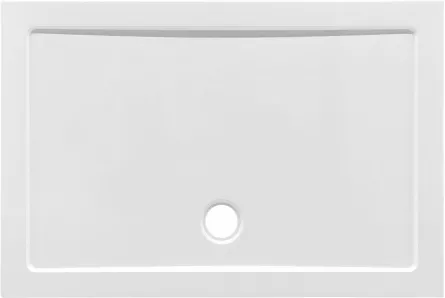 Cadita de dus dreptunghiulara cu montaj SLIM - SC1280S, 120 x 80 cm, alb