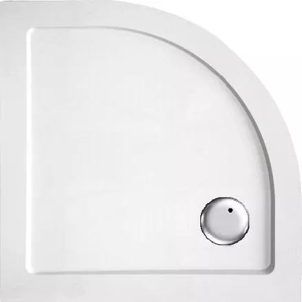 Cadita de dus semirotunda SC9090R cu montaj SLIM 90 x 90 cm