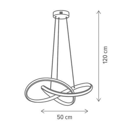 Candelabru LED Intrigue SP1,Klausen KL142046