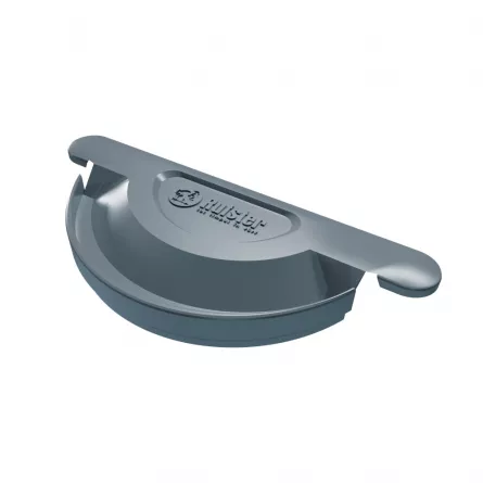 Capac jgheab Rufster Q150 gri 7024 (universal)