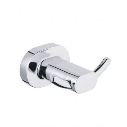 Carlig dublu Go, Bisk, metalic, cromat,07022