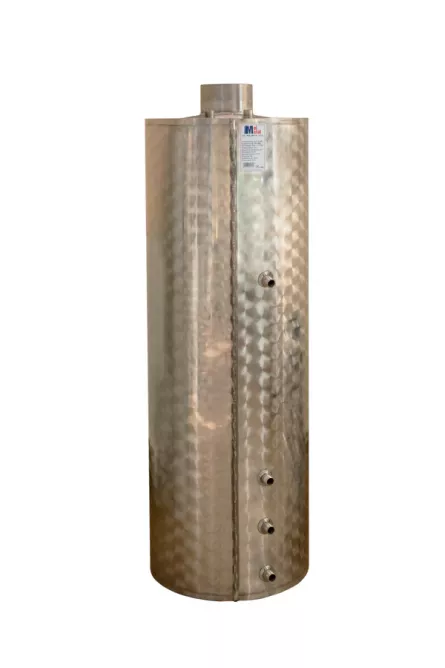 Bolier inox pe lemn cu serpentina 95l (fara soba)