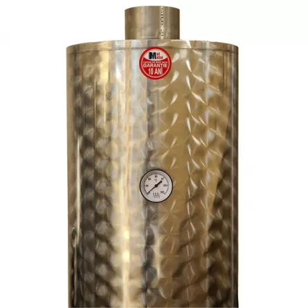 Bolier inox pe lemn cu serpentina 95l (fara soba)