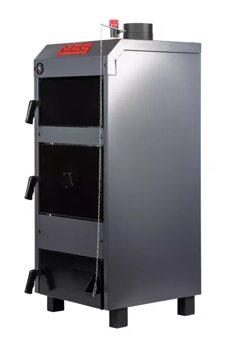 Cazan pe combustibil solid MSS ECO Plus 40 KW, focar otel 5 mm