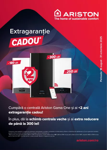 Centrala prin condensare, Ariston Clas One WIFI, putere 35 kW