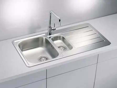 Chiuveta bucatarie inox Alveus Line 10, 98x50 cm, montaj incastrat, reversibila