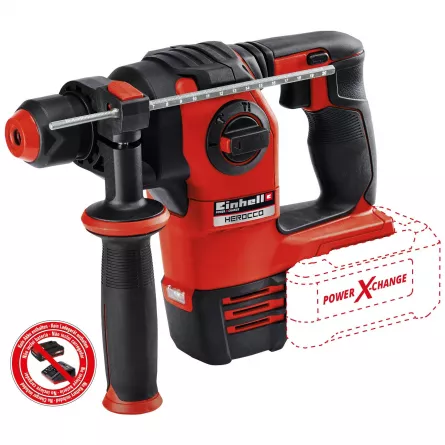 Ciocan rotopercutor fara fir, Einhell PXC Herocco 18 LI