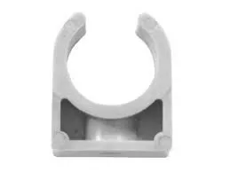 Clema Styron teava cupru 18/1 1set = 5 bucati de 18/1 culoare alb