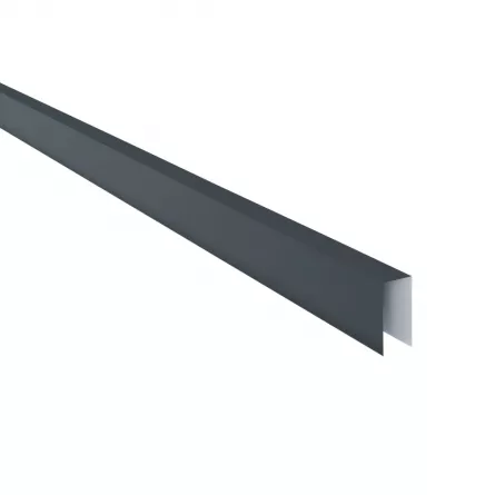 Coama pentru gard Rufster Premium 0,5 mm grosime 7016 MS gri-antracit mat structurat