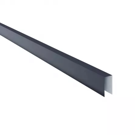 Coama pentru gard Rufster Premium 0,5 mm grosime 7024 MS gri-grafit mat structurat