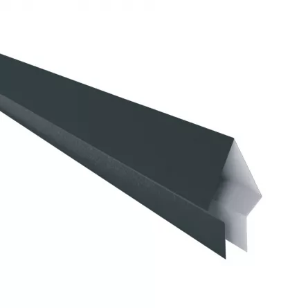 Coama pentru gard sageata Rufster Premium 0,5 mm grosime 7016 MS gri-antracit mat structurat