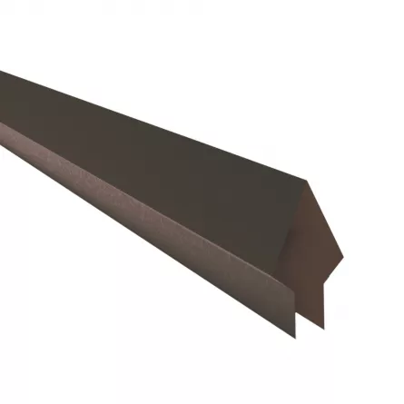 Coama pentru gard sageata Rufster Super 0,60 mm grosime 8019 PUR