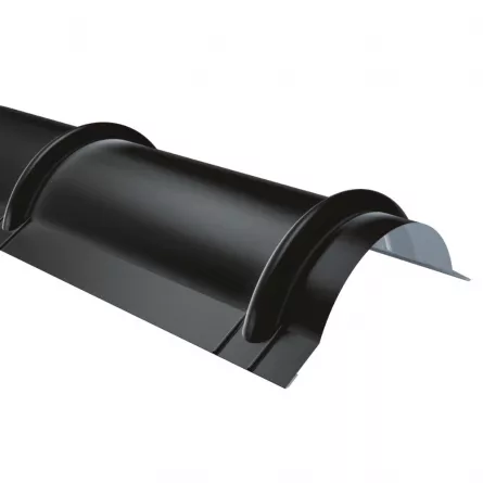 Coame pentru tigla Rufster Eco 0,45 mm grosime 9005 negru