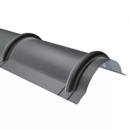 Coame pentru tigla Rufster Premium 0,5 mm grosime 7016 MS gri-antracit mat structurat