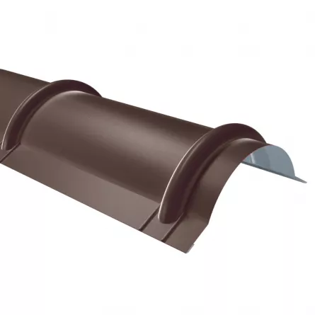 Coame pentru tigla Rufster Premium 0,5 mm grosime 8019 MS maro-grafit mat structurat
