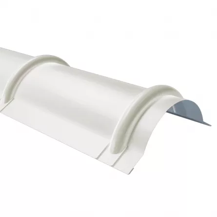 Coame pentru tigla Rufster Premium 0,5 mm grosime 9002 alb