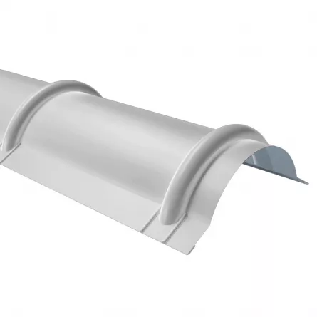 Coame pentru tigla Rufster Premium 0,5 mm grosime 9006 gri-aluminu