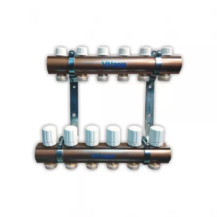 Colector Valrom Quadro 6 circuite robineti