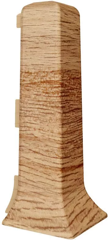Colt exterior pentru plinta Linela 407, stejar rosu, set doua bucati