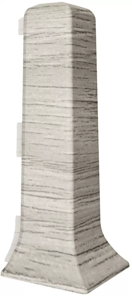 Colt exterior pentru plinta Linela 409, gri, set doua bucati