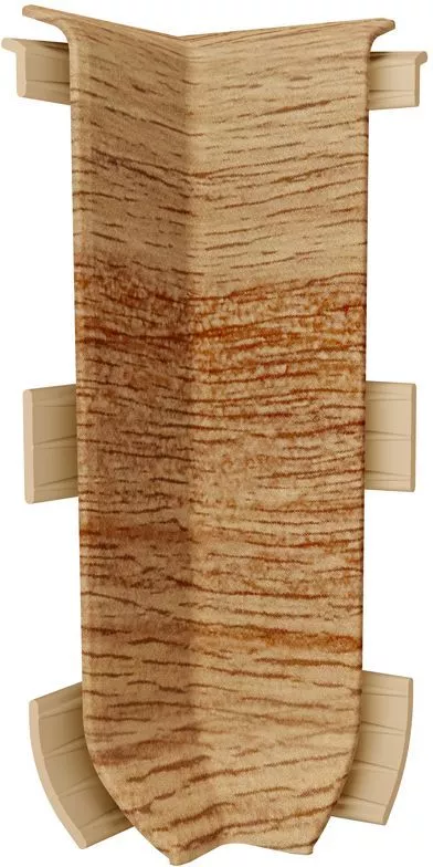 Colt interior pentru plinta Linela 407, stejar rosu, set doua bucati
