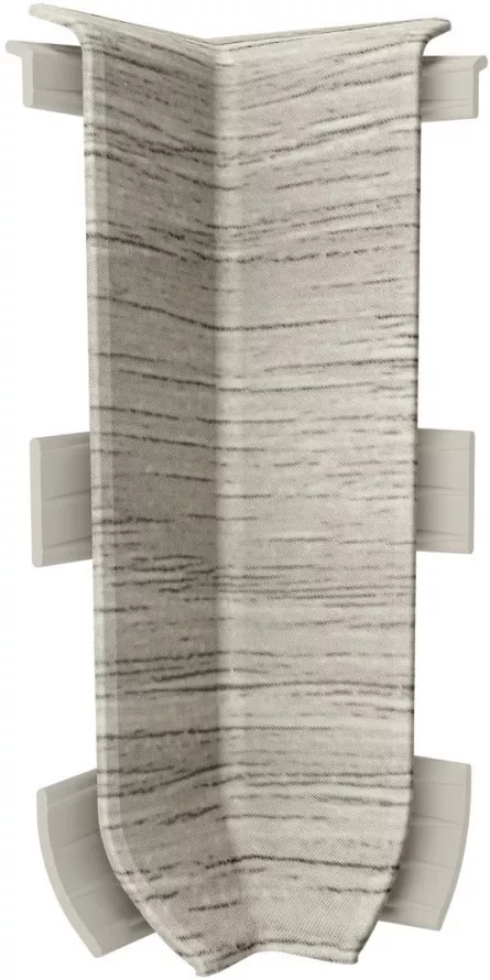 Colt interior pentru plinta Linela 409, gri, set doua bucati