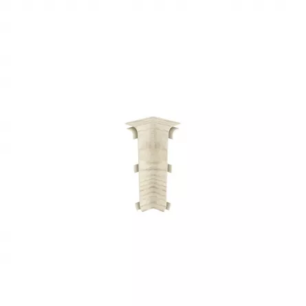 Colt interior pentru plinta Vox 604 inaltime 6.6 cm culoare Platan Bianco