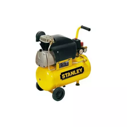 Compresor Stanley, capacitate 24 L, putere motor 2 CP, presiune 8 Bar