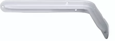 Consola metalica, Honest 673408, dimensiune 125 x 80 mm, culoare alba