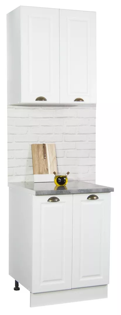 Corp superior bucatarie MDF Square, 60 cm, alb