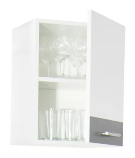 Corp suspendat bucatarie PAL Sarona, 40 cm, alb/antracit