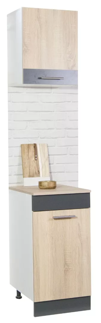 Corp suspendat bucatarie PAL Sarona, 40 cm, sonoma/antracit