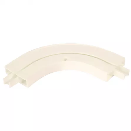 Cot SN Deco final sina perdea tavan BM1 cu 1 canal alb dimensiune 16x16 cm grosime 12 mm culoare alb