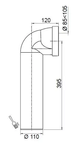 Cot Wc rigid cu manson 71240001