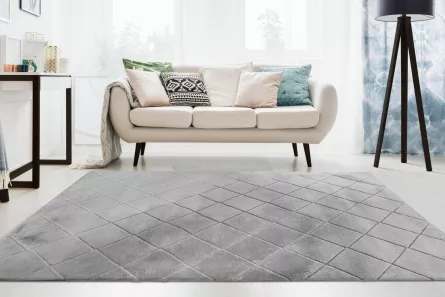 Covor Impulse Silver 120 x 170, dimensiune 120 x 170 cm, grosime 31 mm culoare gri
