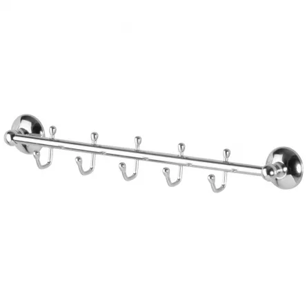 Cuier 5 agatatoare, metal, cromat 49 cm, 1103