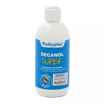 Decapant pentru curatare email sau vopsea, Policolor Decanol Super, ambalare 400 ml