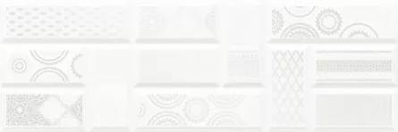 Decor faianta 25X75 Art White