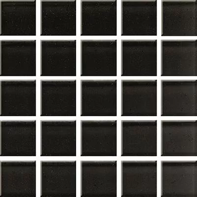 Decor faianta Black Glass Mosaic, dimensiune 25 x 25 cm