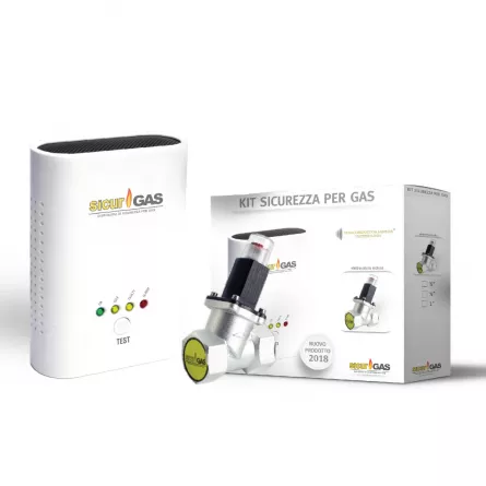 Detector de gaz Sicurgas cu electrovalva 1/2 inch