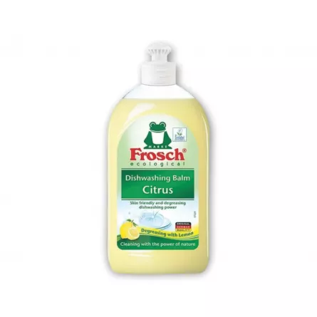 Detergent balsam de spalat vase, Frosch lamaie, ambalare 500 ml