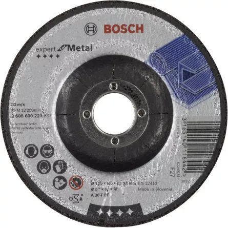 Disc Bosch slefuire metal 125x6