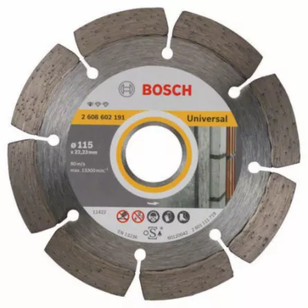 Disc diamantat Bosch ECO UPE 115 universal